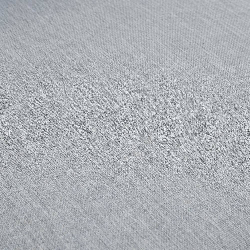 Alt View 1. Outdoor Escape - Outdoor Patio Teak Armless Sofa With Cushioned Seat And Back - Gray.