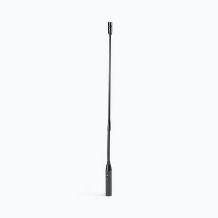 Front. On Stage Stands - On-Stage DJM618 Professional XLR Gooseneck Microphone,Black - Black.