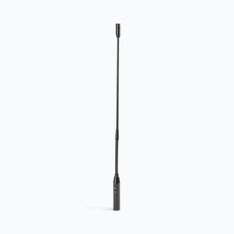 Front. On Stage Stands - On-Stage DJM618 Professional XLR Gooseneck Microphone,Black - Black.