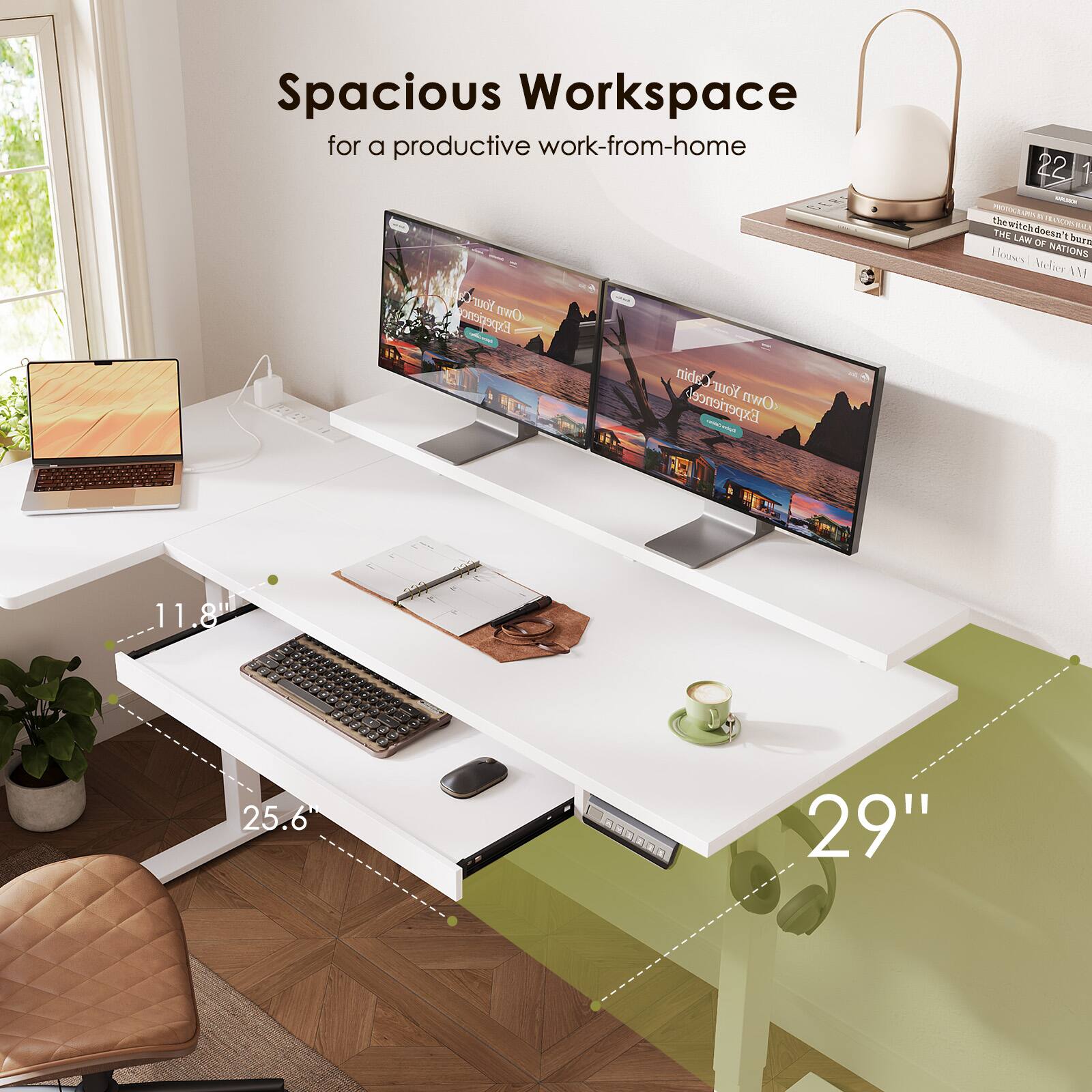 Spacious Workspace for a productive work-from-home

Your Cabin Cabin Your Experience!

22" - PETOCA

The Witchdocan't writeb ' THE LAW OF NATIONS

Victor AME

11.8" 25.6" 29"