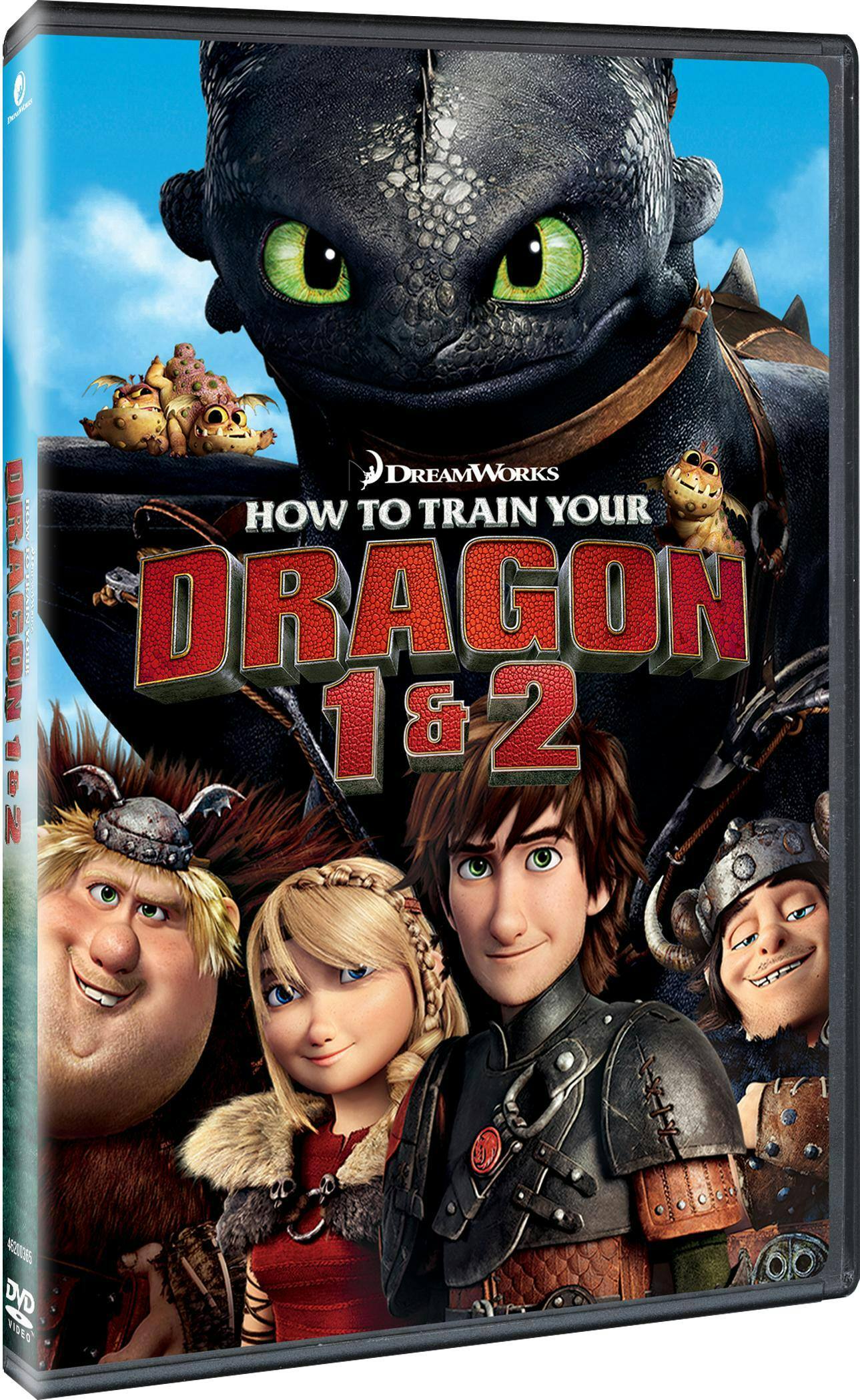 Angle. How To Train Your Dragon 1 And 2   - DVD.