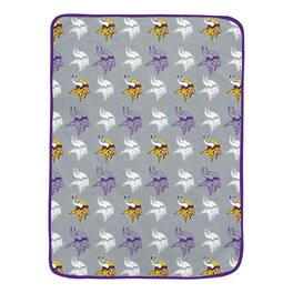 Pegasus - Minnesota Vikings 60" x 72" Logo Roll Ultra Soft Blanket - Multicolor