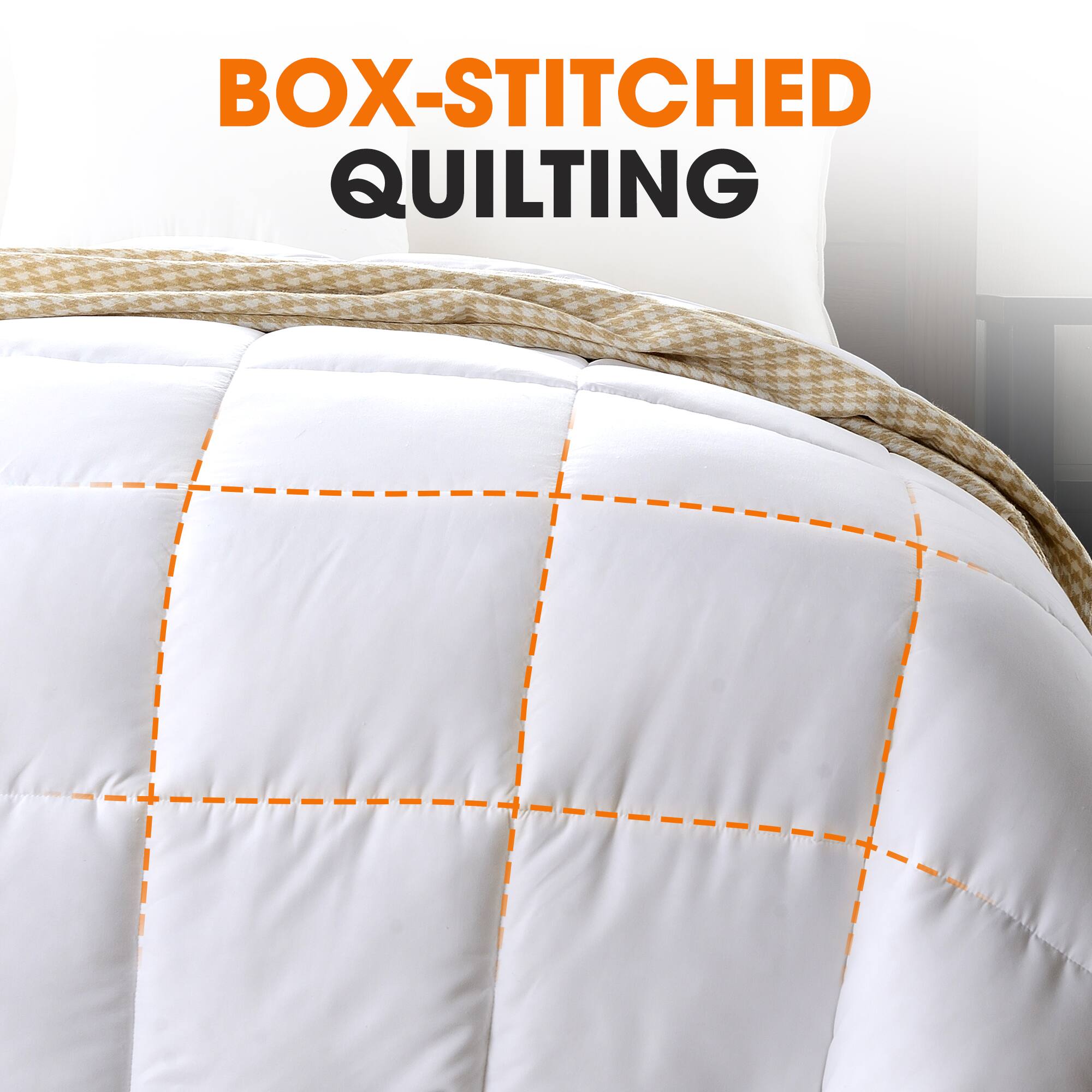 BOX-STITCHED QUILTING