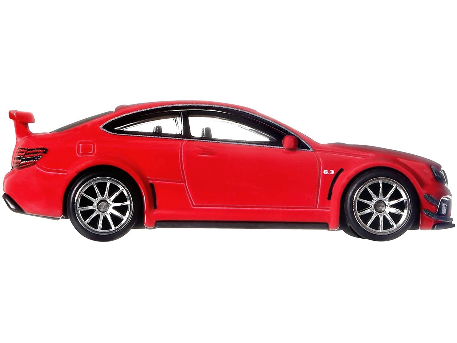 Alt View 1. Hot Wheels - 2012 Mercedes Benz C63 AMG Coupe Black Series Red "Deutschland Design" Series Diecast Model Car by Hot Wheels.