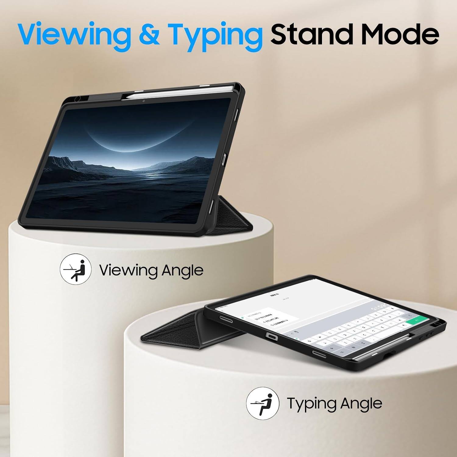 Viewing & Typing Stand Mode

Viewing Angle

Typing Angle