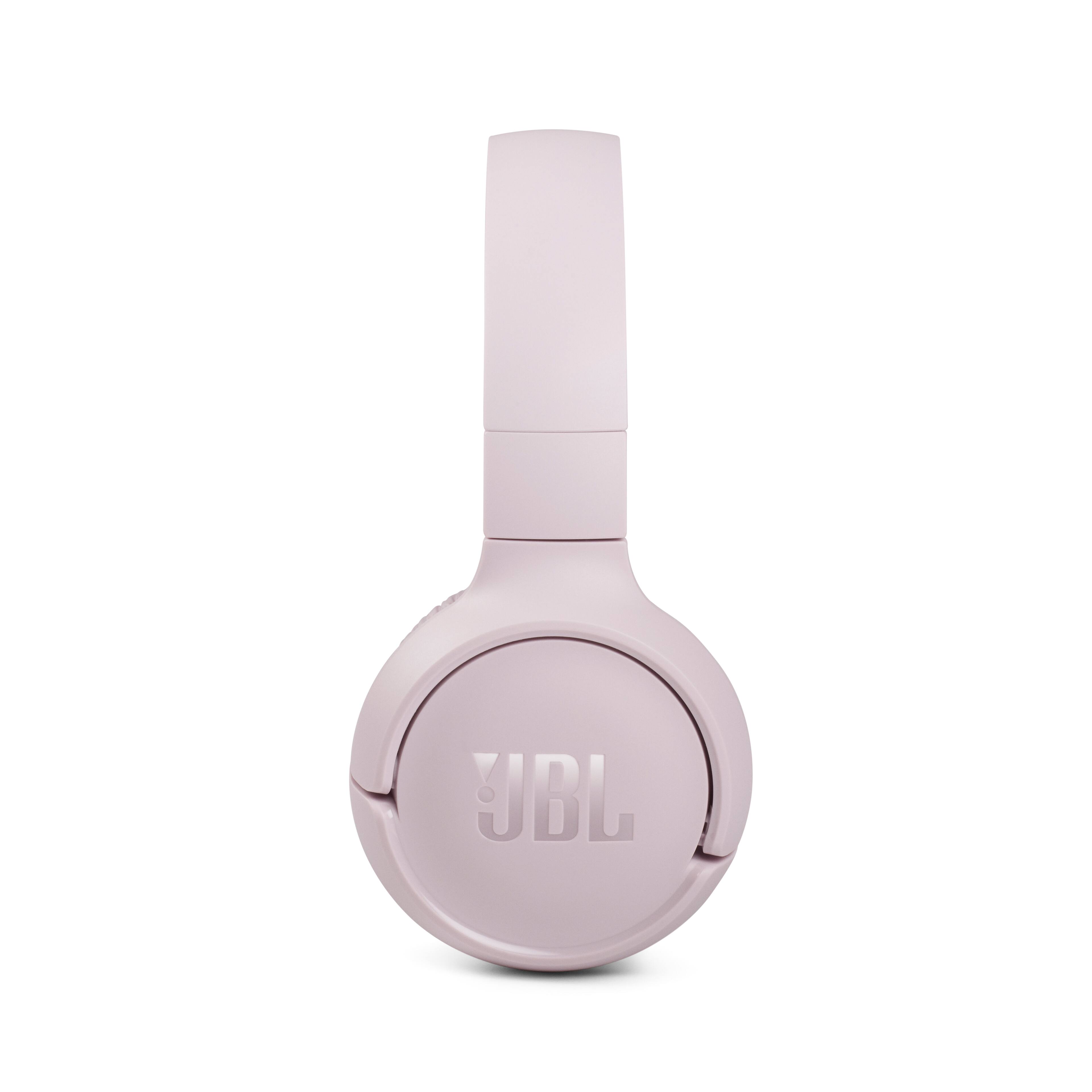 Left. JBL - Tune 510BT Wireless On-Ear Headphones - Pink - Rose.