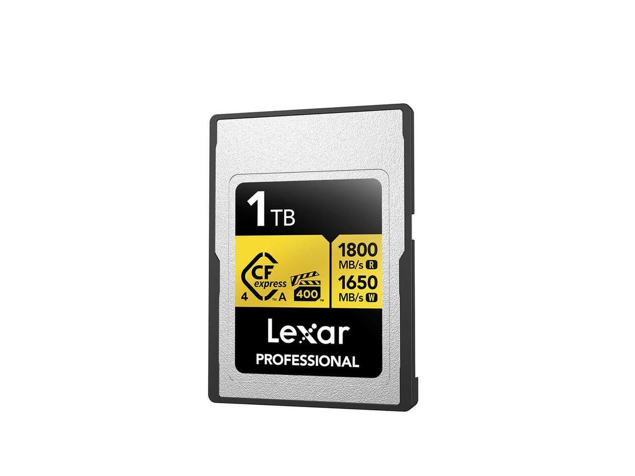 1 TB 1800 MB/s R CF express 1650 4 A 400 MB/s W TM TH Lexar PROFESSIONAL