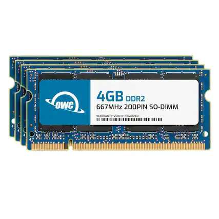4GB DDR2 667MHz 200PIN SO-DIMM
WARRANTY VOID IF REMOVED