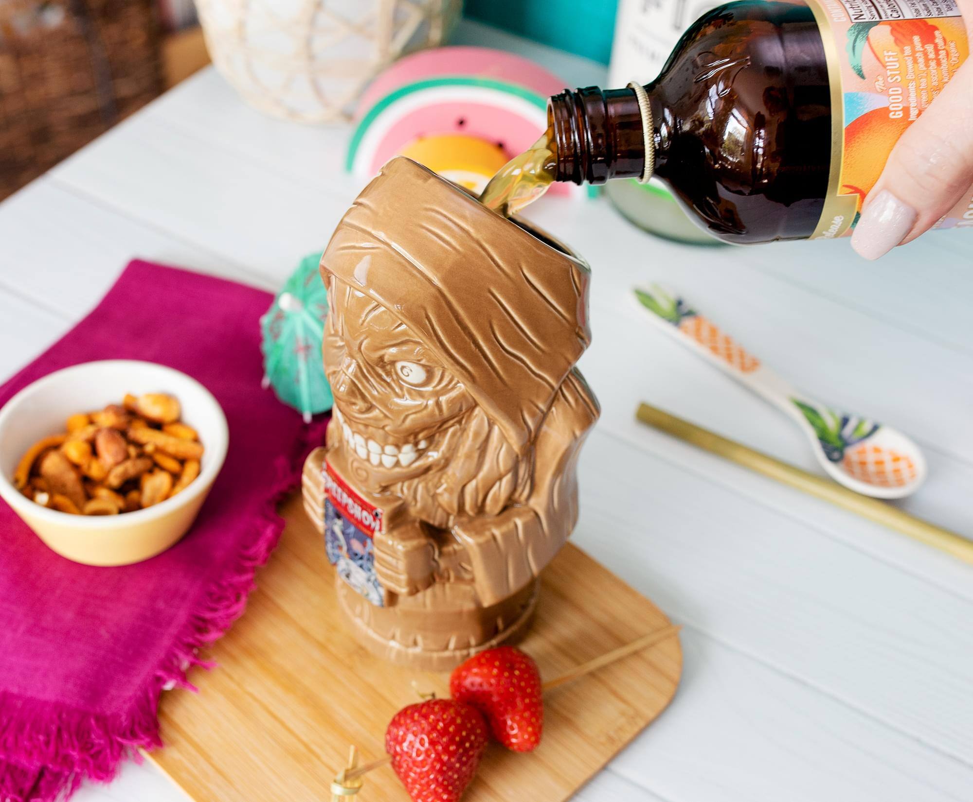 2 R CONTA Nutri kmey Cabr 2 aton   pule  T elo STUFF Brewed peach kombucha  e  ascorbic GOOD Ingredients F dense   91