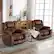 Front. Bestier - Set of 2 40.6 in. W Oversize Power Lift Recliner Chair with Massage and Heating - Brown.