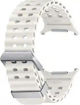 Samsung - Galaxy Watch Ultra - Marine Watch Band - White