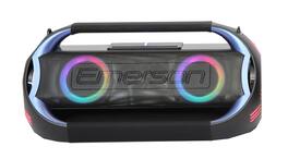 Emerson - Triad Grip Portable Bluetooth LED Party Speaker (EDSP-5000) - Black