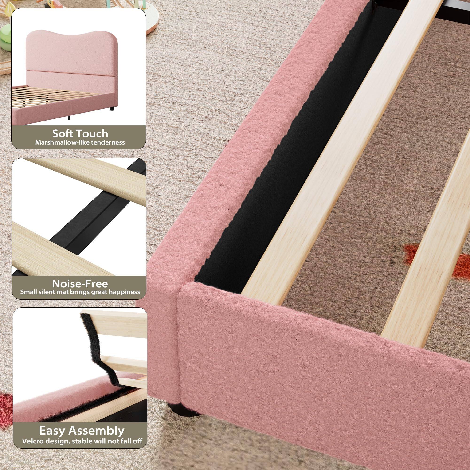 - Soft Touch  
  Marshmallow-like tenderness

- Noise-Free  
  Small silent mat brings great happiness

- Easy Assembly  
  Velcro design, stable will not fall off