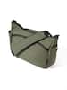 Front. ALPAKA - Laptop Messenger Satchel Bag 11L for Work & Travel, Fits 13" MacBook Air, Bottle Pockets, Luggage Pass-Through - Green Axoflux 210D.