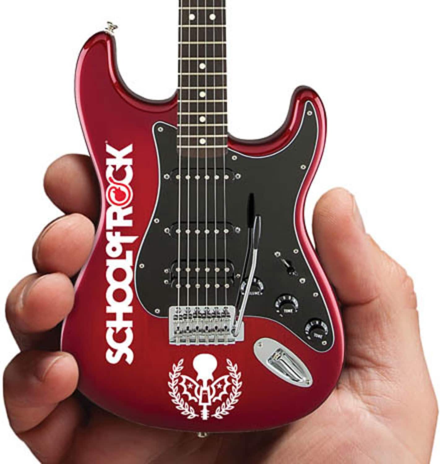 Axe Heaven - School of Rock Fender Special Edition Stratocaster Candy Red Burst Mini Guitar SR-210 - COLLECTIBLES - Multicolor