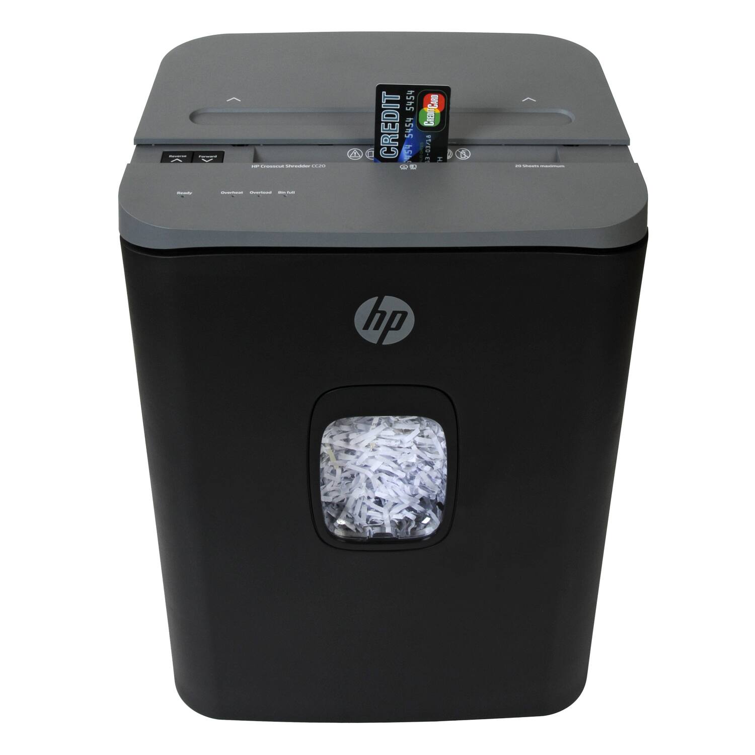 Alt View 14. HP - 20-Sheet Crosscut Paper Shredder.