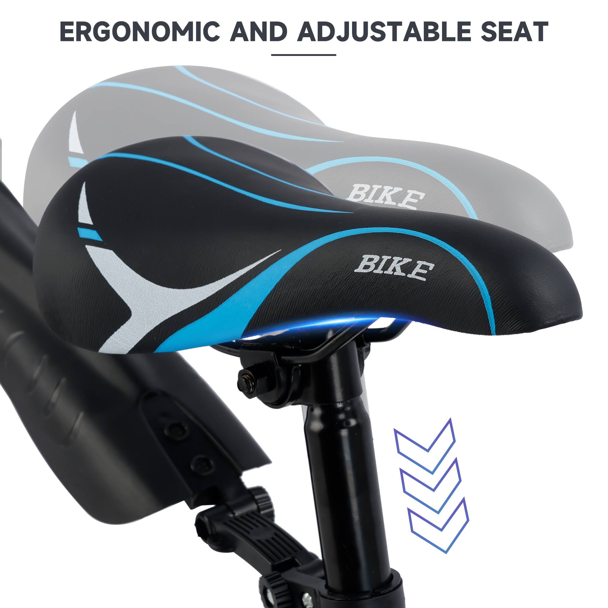 ERGONOMIC AND ADJUSTABLE SEAT

BIKE

BIKE
