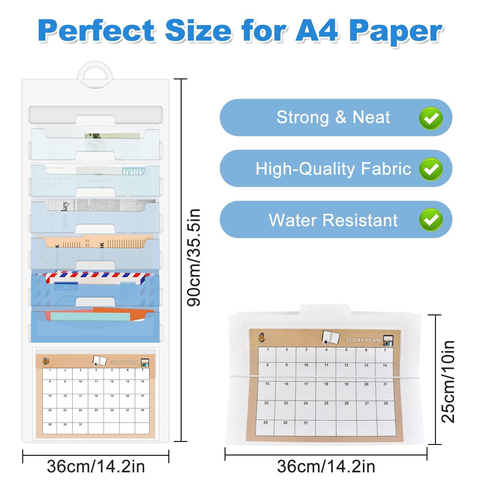 Perfect Size for A4 Paper

- Strong & Neat
- High-Quality Fabric
- Water Resistant

36cm/14.2in x 90cm/35.5in

30 DAY PLAN

36cm/14.2in x 25cm/10in