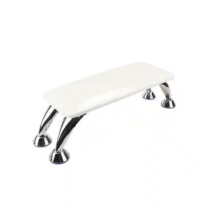 Front. Beauty Hub Ecommerce - Big Arm Rest for Nails Cushion - White.