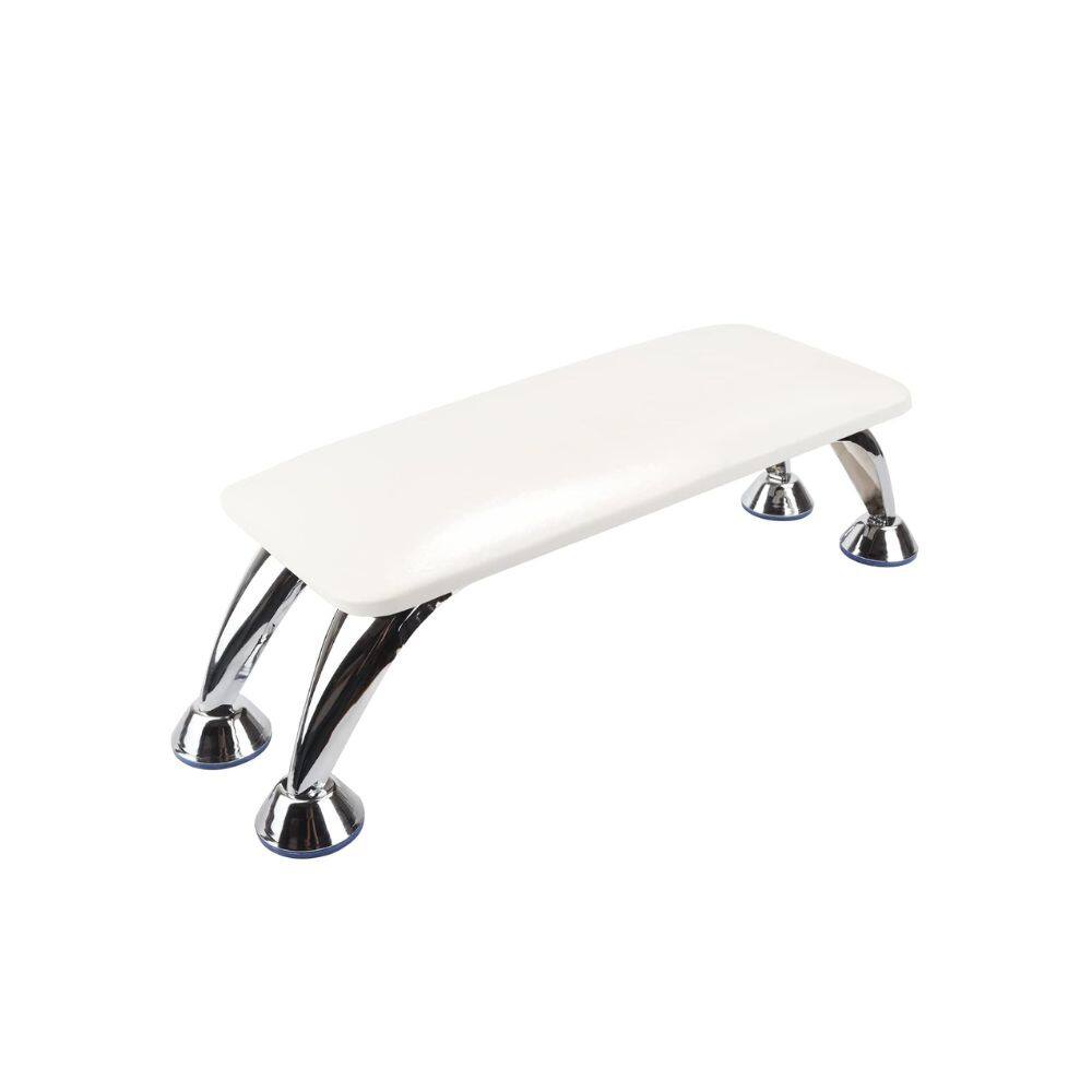 Front. Beauty Hub Ecommerce - Big Arm Rest for Nails Cushion - White.