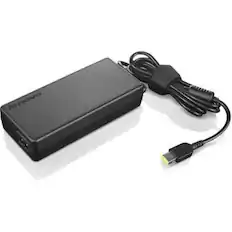 Front. Lenovo - ThinkPad 135W AC Adapter (Slim tip) - ThinkPad 135W AC Adapter (Slim tip) - Black.