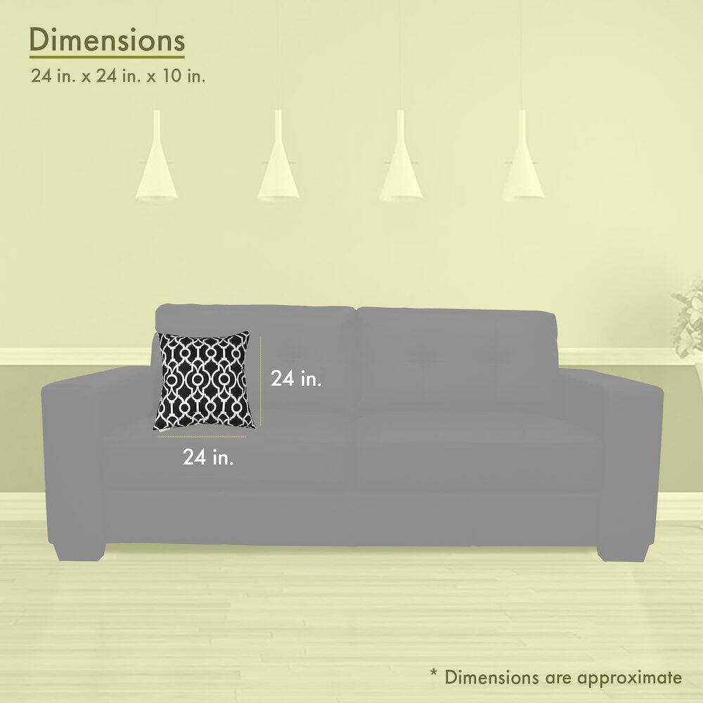 Dimensions  
24 in. x 24 in. x 10 in.  

24 in.  
24 in.  

*Dimensions are approximate