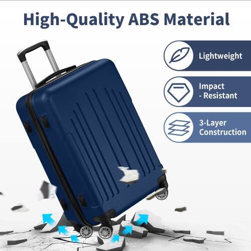 High-Quality ABS Material  
Lightweight  
Impact-Resistant  
3-Layer Construction