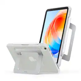 TORRAS - Ostand K1 Guardian,Ultra Slim & Portable iPad Case with adjustable stable stand for iPad (A16) 11th/10th Case 11″ - White