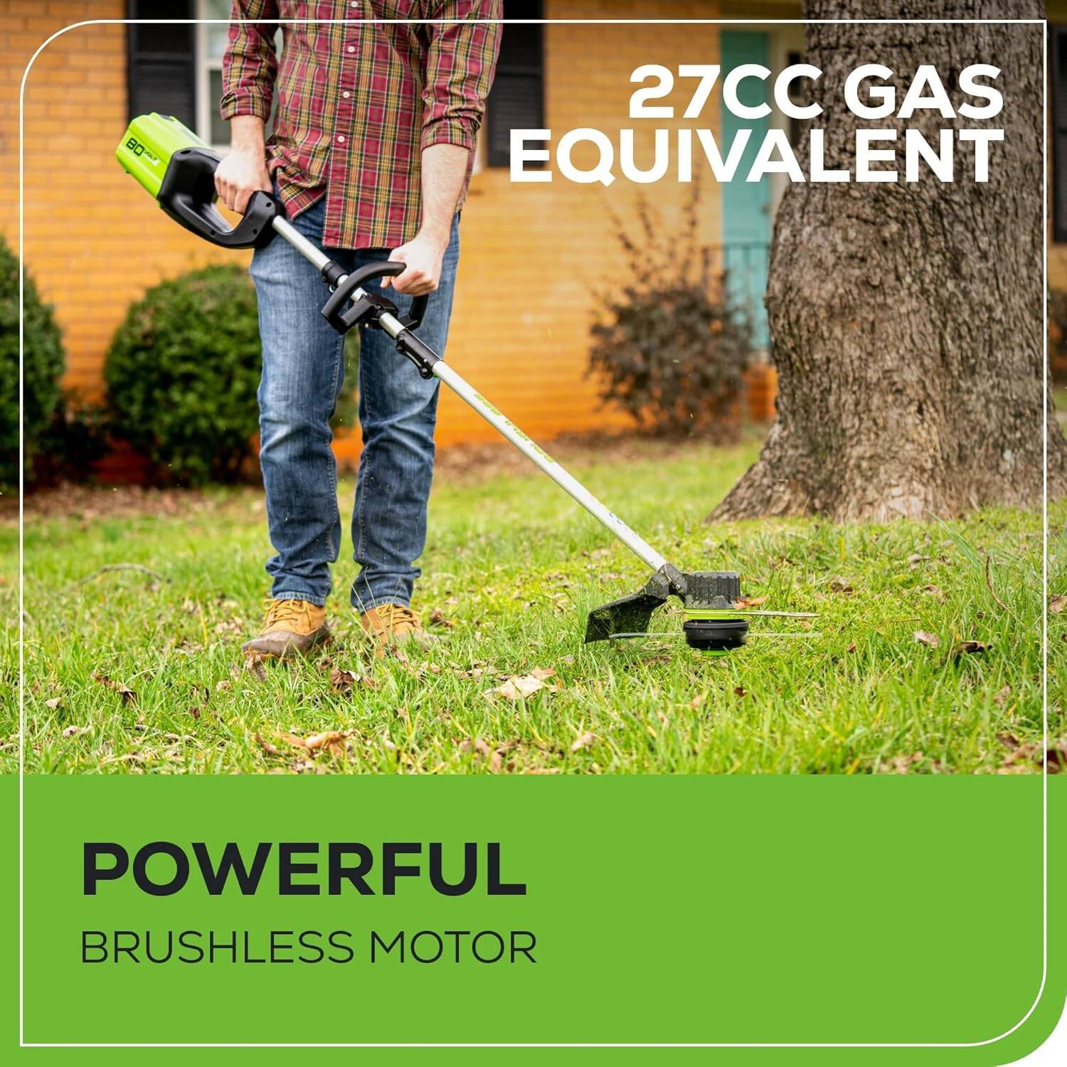 27CC GAS EQUIVALENT  
POWERFUL  
BRUSHLESS MOTOR