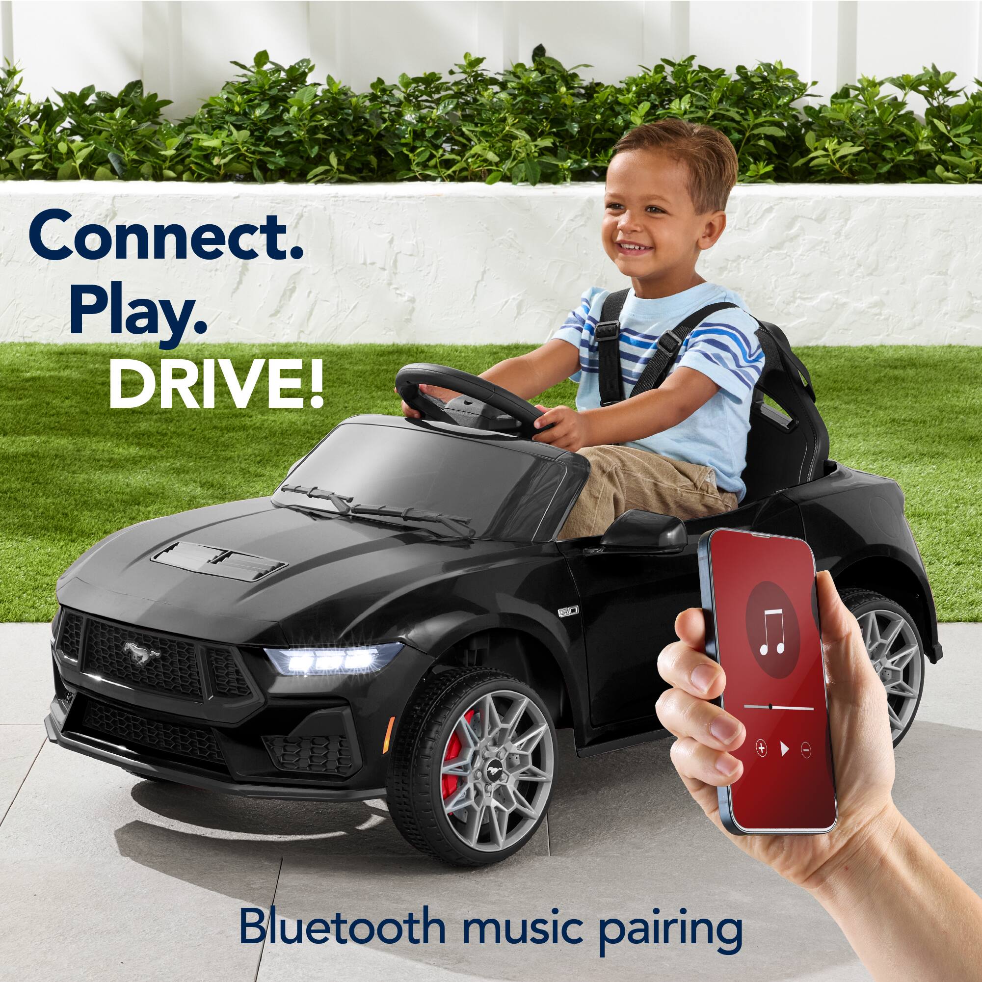 Connect. Play. DRIVE!  
Bluetooth music pairing