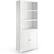 Alt View 17. Costway - Bookcase Shelving Storage Wooden Cabinet Unit Standing Display Bookcase W/Doors - White.