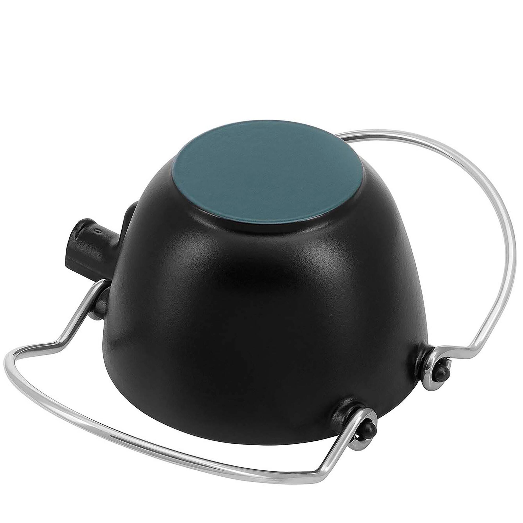 Alt View 2. Staub - Staub Cast Iron 1-qt Round Tea Kettle - Matte Black - Matte Black.