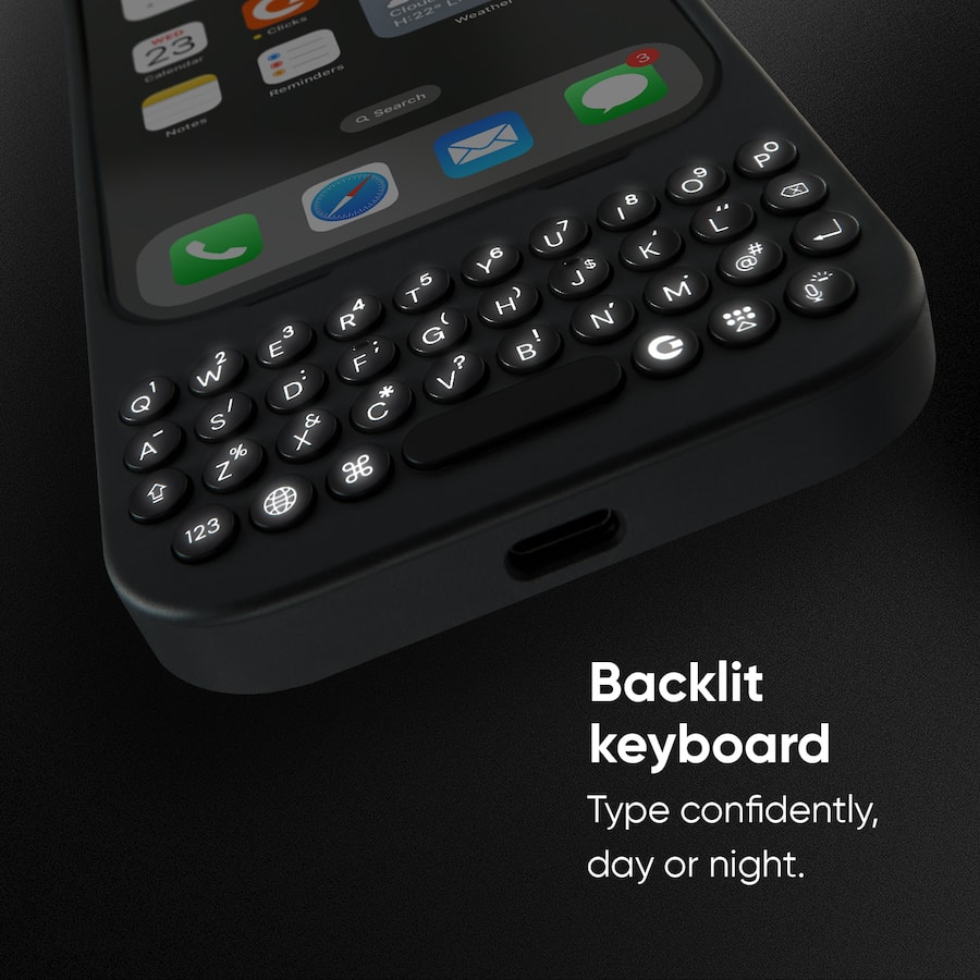 Clicks Keyboard for Apple iPhone 16 Pro Max Surf CK-6200-6 - Best Buy Clicks Keyboard for Apple iPhone 16 Pro Max Surf CK-6200-6 - Best Buy