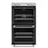 Alt View 2. Forno Appliances - Vomero 10 Cu. Ft. Electric Double Wall Oven - Stainless steel.