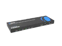 Orei - 4K@60Hz 1x4 HDMI™ Splitter (CEC, Downscaler, Audio Extract) UHD-PRO104 - Black