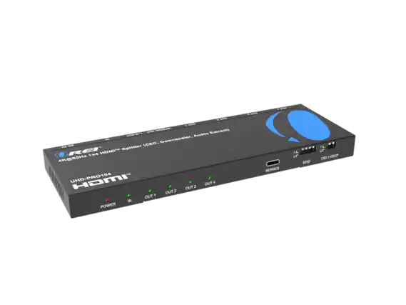 HE - ... E mF LANS VULAN Extract) LPVA FWRu Audio Downscaler PS u (CEC, Splitter OREI 1x4 HDMITM 4K@60Hz HDMI OUT3 3 OUT 4 OUT 2 OUT 1 IN POWER MW SERVICE - L oF EDID I - L DF CEG THOP CEC - HOCP