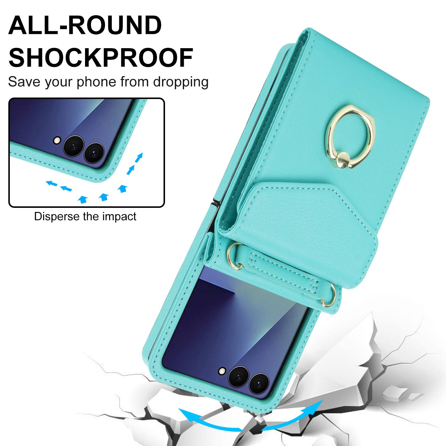 ALL-ROUND SHOCKPROOF  
Save your phone from dropping  
Disperse the impact