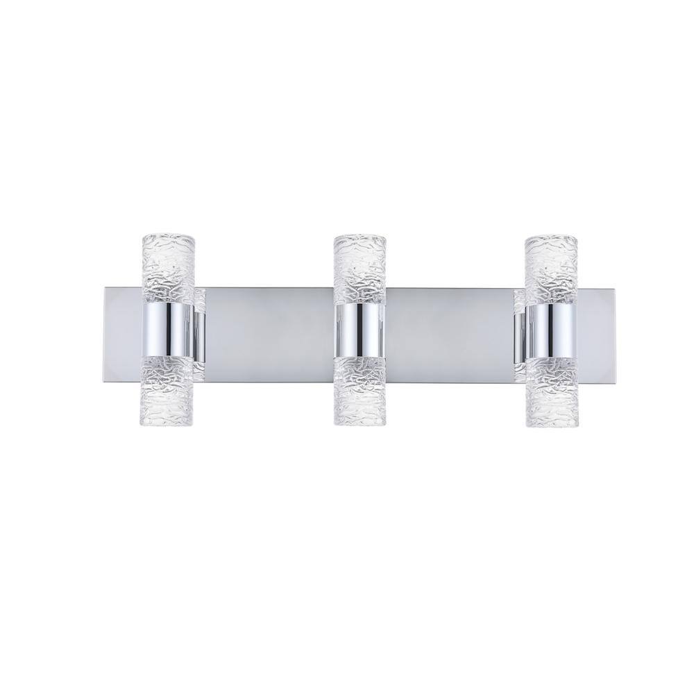 Alt View 3. Elegant Lighting - Vega 6 light Chrome LED Wall Sconce - Chrome.