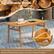 Solid Acacia Wood
- Please apply wood polish oil (not included) to the wood surface regularly
- Please avoid leaving it outdoors in the rain to extend its lifespan
Stable Triangular Structure