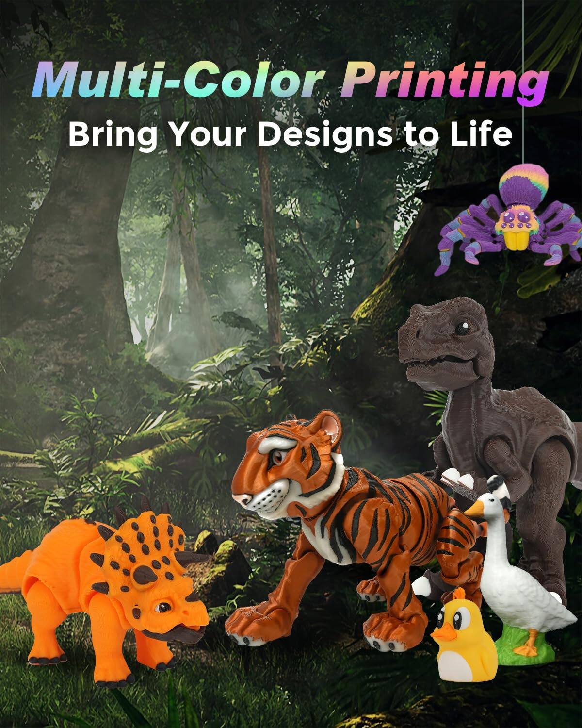 Multi-Color Printing  
Bring Your Designs to Life