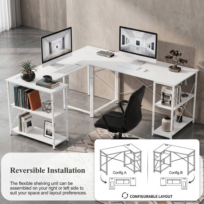 Bauhaus Reversible Installation

Config A Config B

The flexible shelving unit can be assembled on your right or left side to suit your space and layout preferences.

CONFIGURABLE LAYOUT