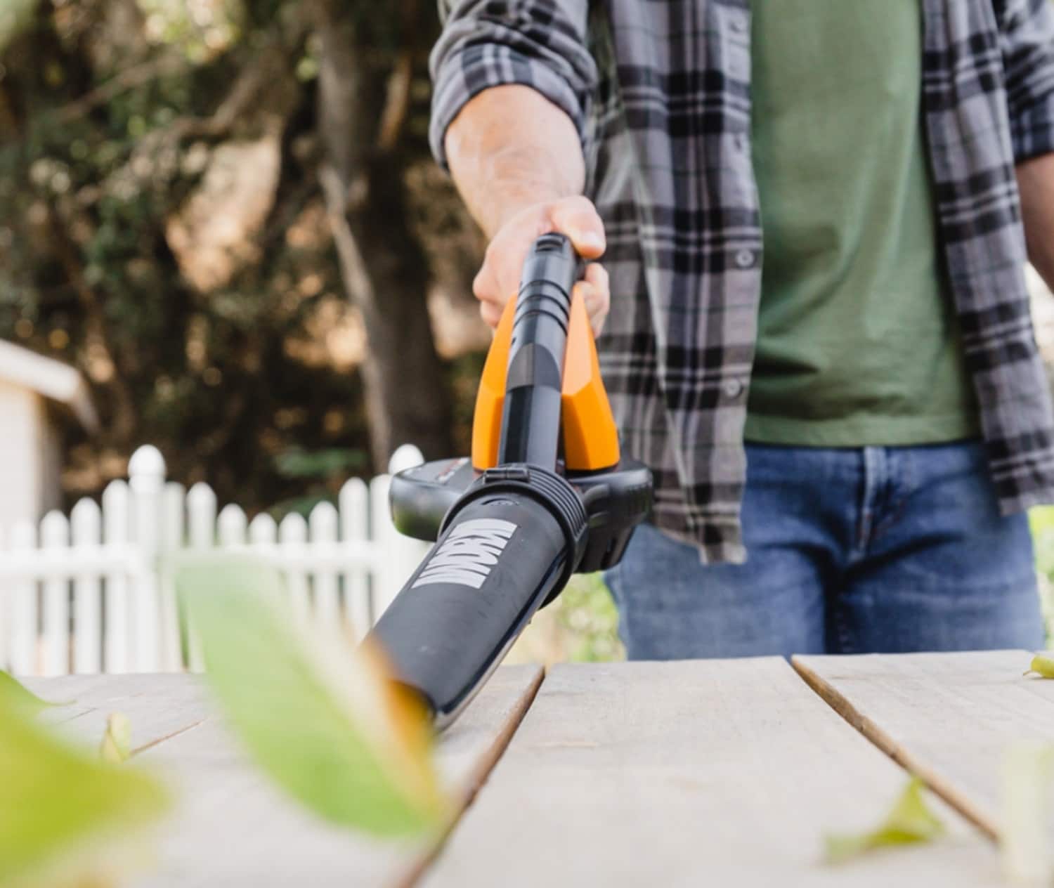 Alt View Zoom 16. WORX - 20V Cordless String Trimmer and Air Blower Combo Kit (2 x 2.0 Ah Batteries & 1 x Charger) - Black.