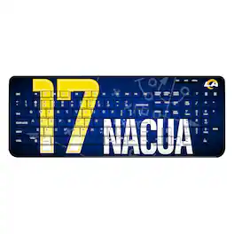 Keyscaper - Puka Nacua Los Angeles Rams Wireless Keyboard - Black