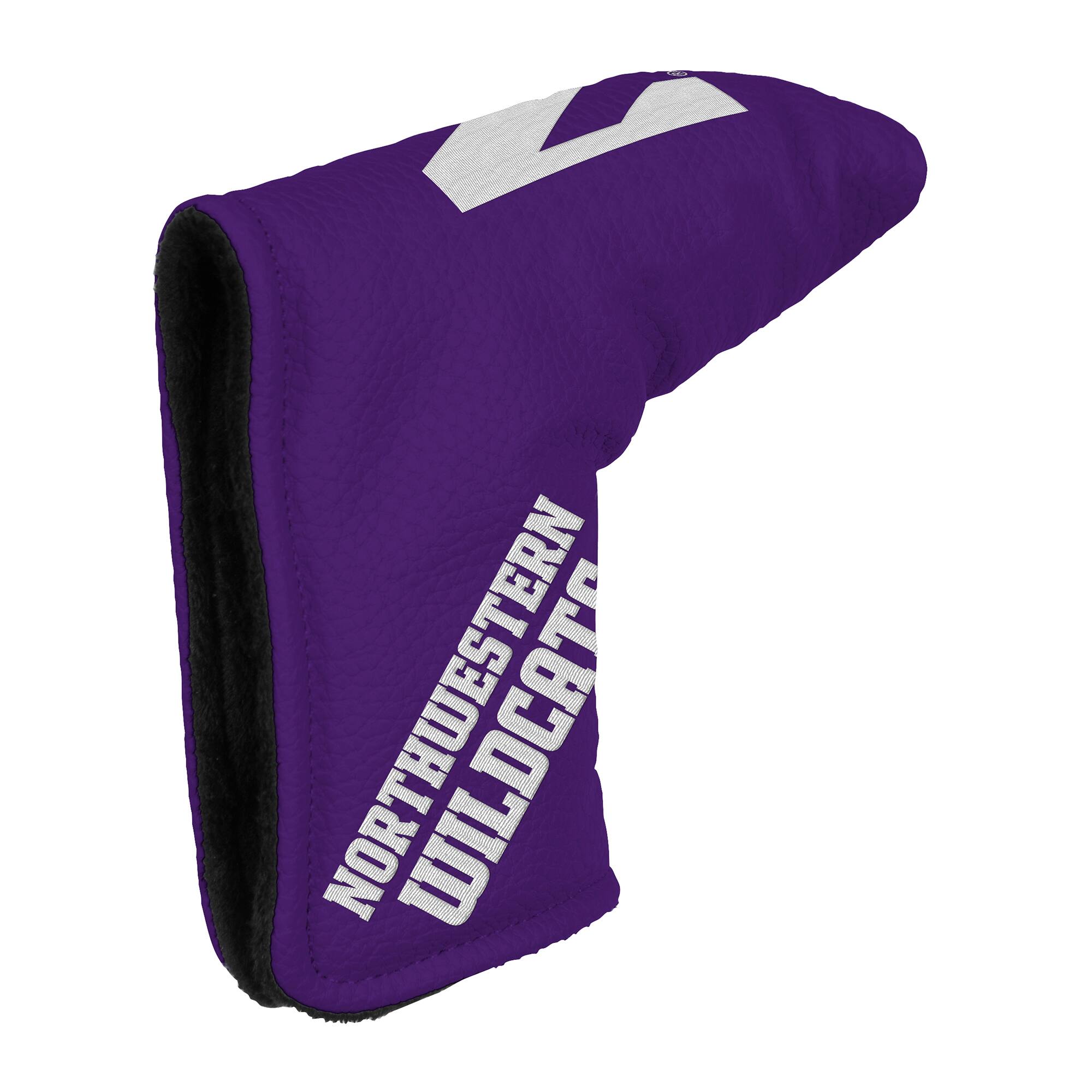Alt View 1. WinCraft - Northwestern Wildcats Blade Putter Cover - Multicolor.