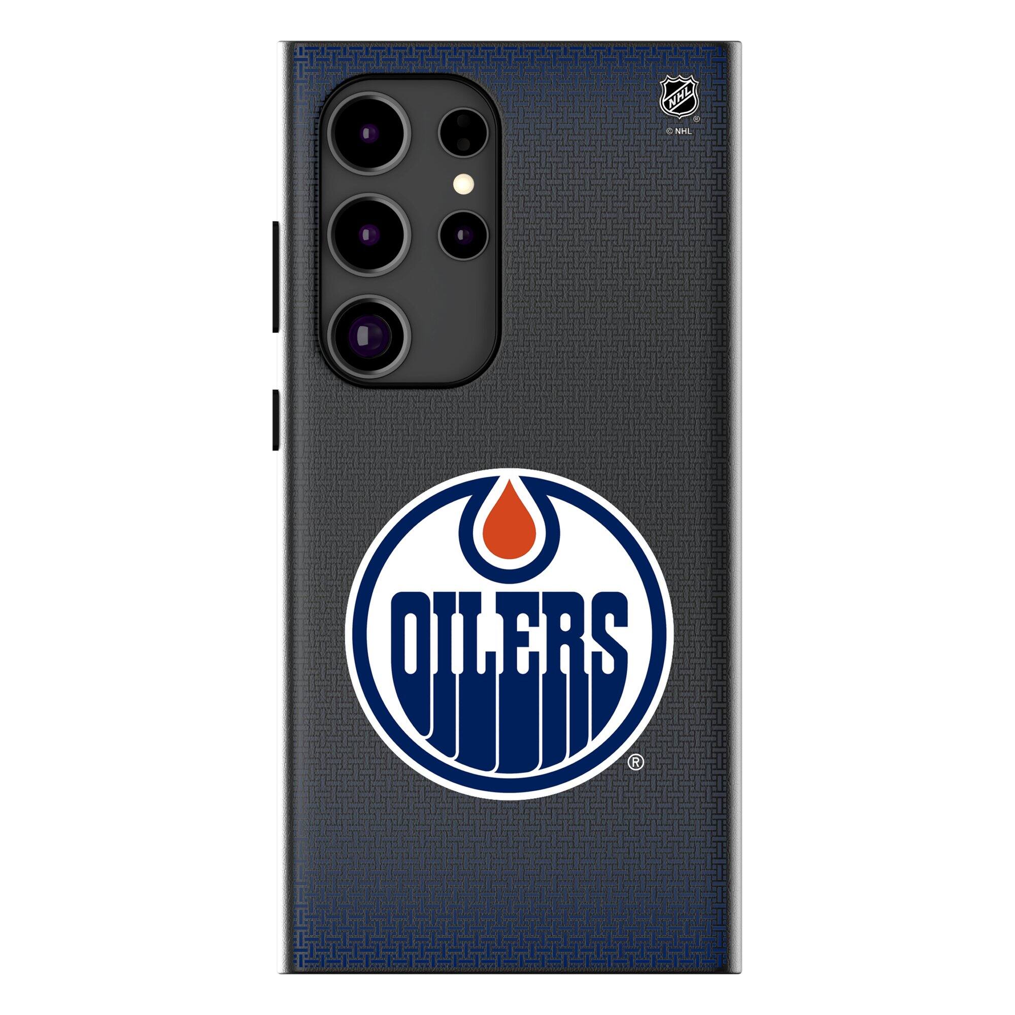 Keyscaper - NHL - Edmonton Oilers Linen Galaxy Magnetic Bump Case - S25 - Black price history on PriceWatchPro