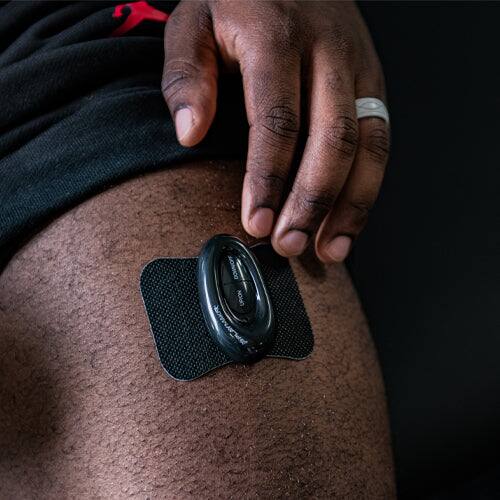 Angle. PlayMakar - WiTENS Mini Wireless TENS Unit - black.