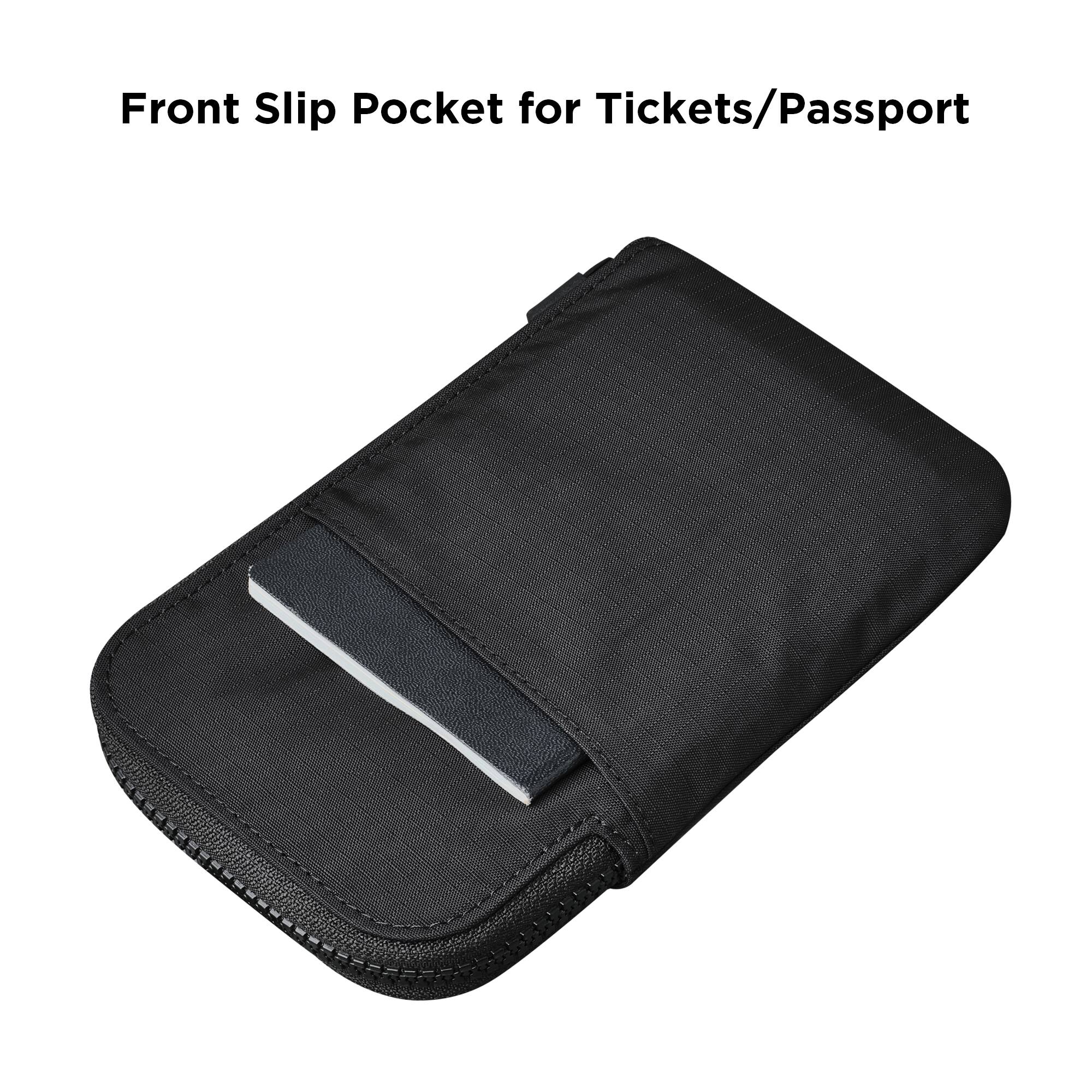Front Slip Pocket for Tickets/Passport