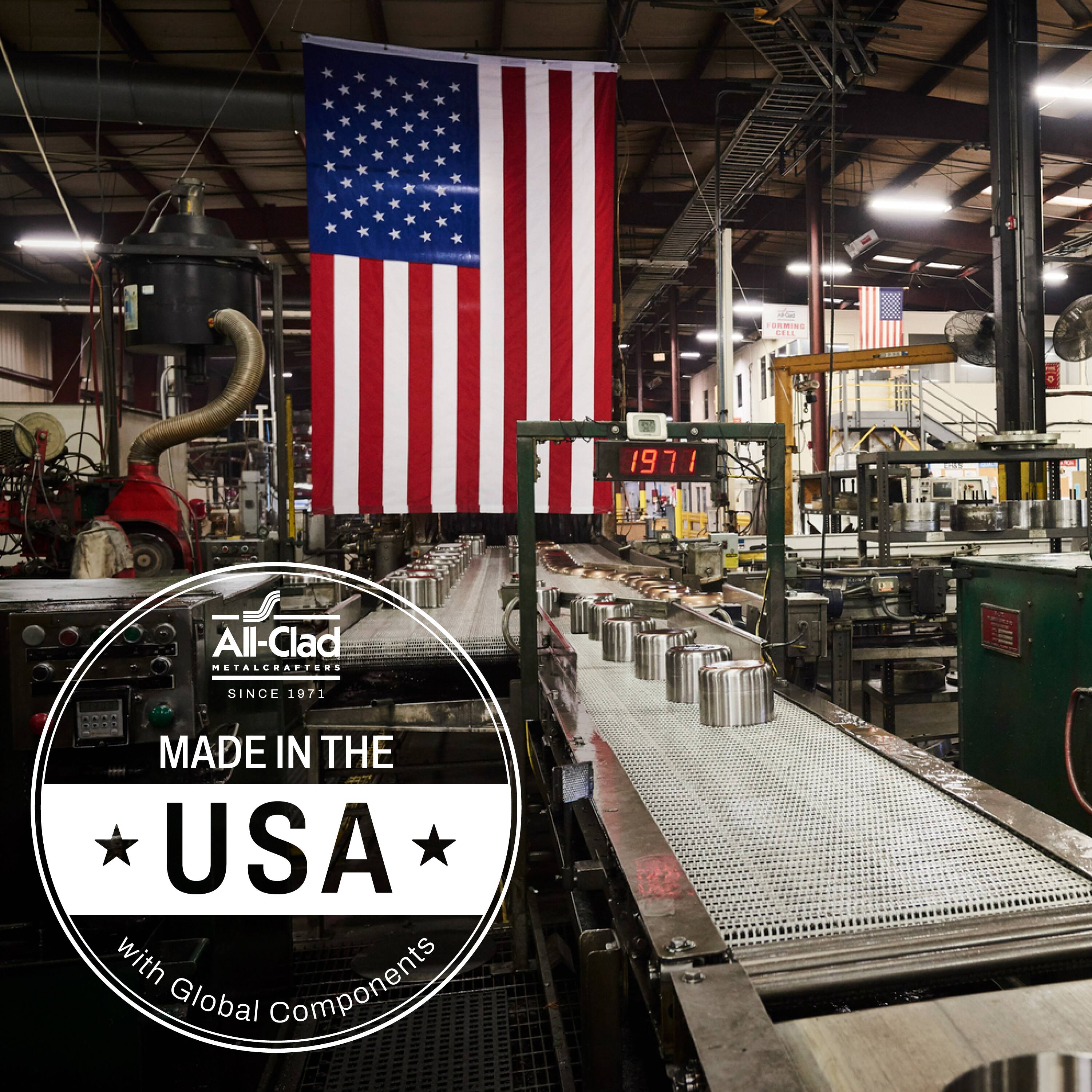 FORMING CELL

1971
All-Clad METALCRAFTERS
SINCE 1971
MADE IN THE USA with Global Components
