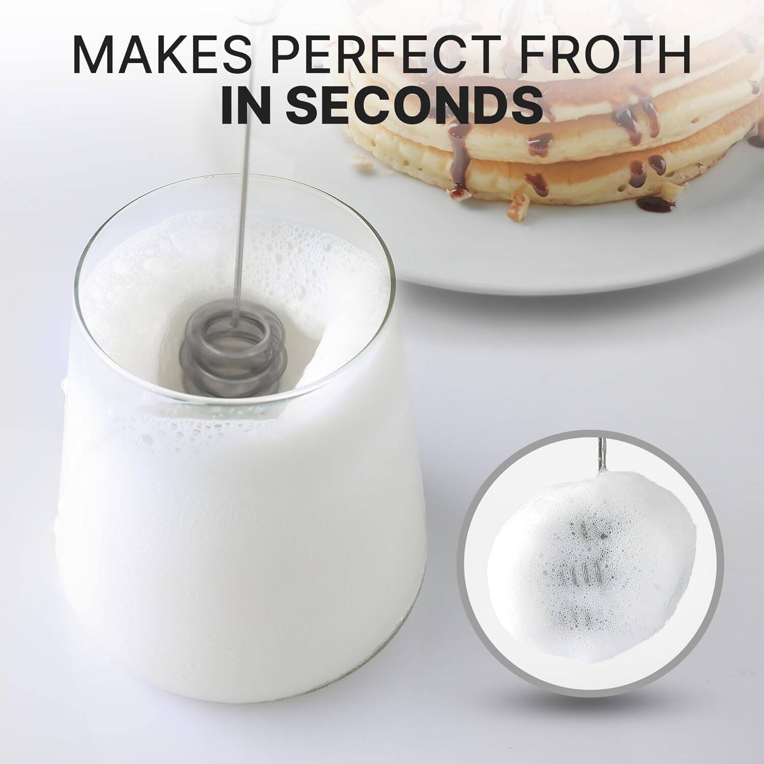 MAKES PERFECT FROTH IN SECONDS