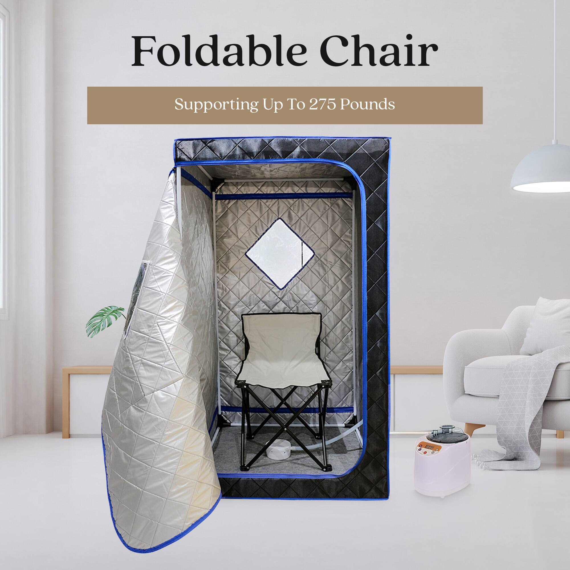 Foldable Chair  
Supporting Up To 275 Pounds
